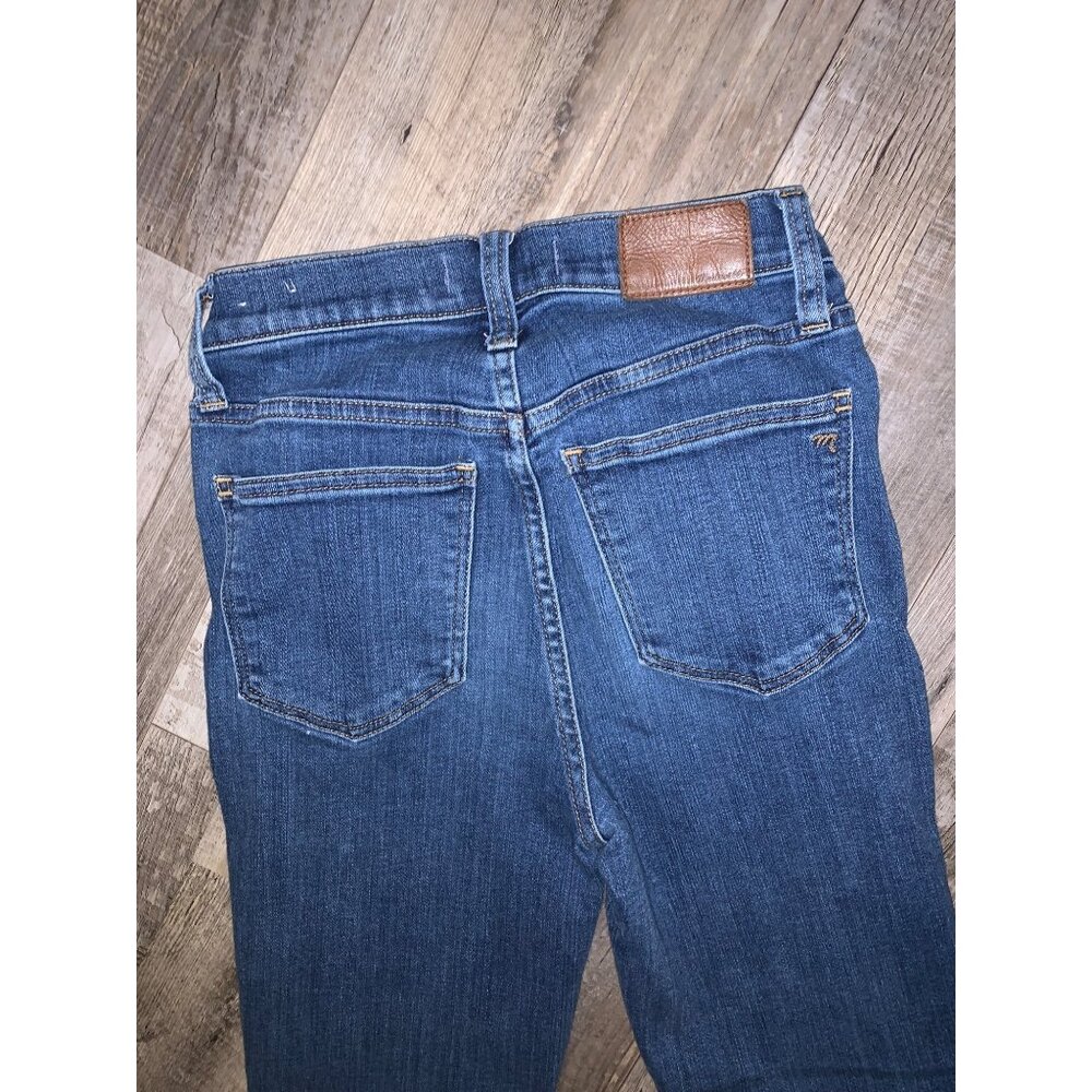 Madewell Womens High-Rise Skinny Jeans Size 24t Blue Denim